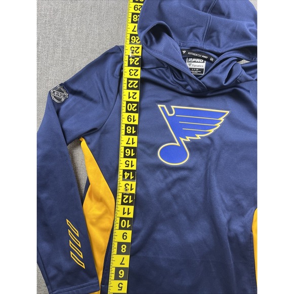 St. Louis Blues Sweatshirt Women's Small Hoodie Blue NHL Fanatics Pro Pullover - Picture 6 of 10